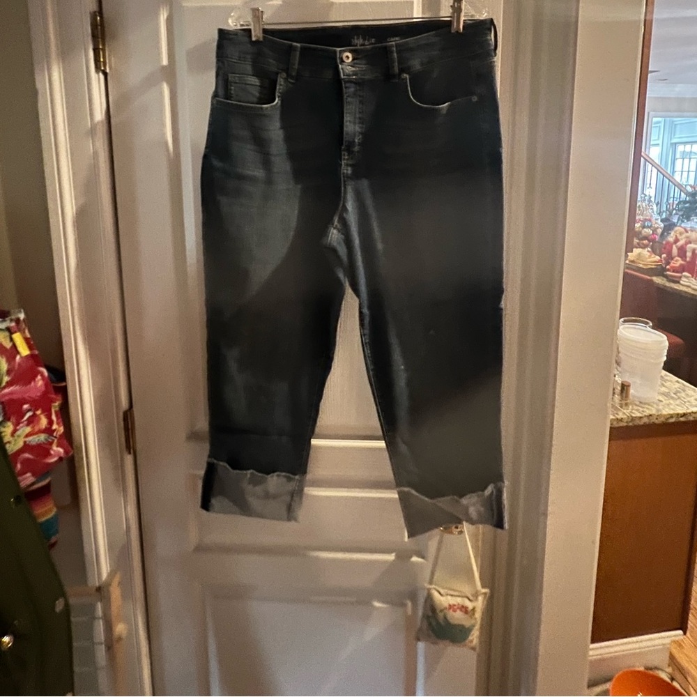 Style & Co. cropped jeans from Macy’s. Size 14